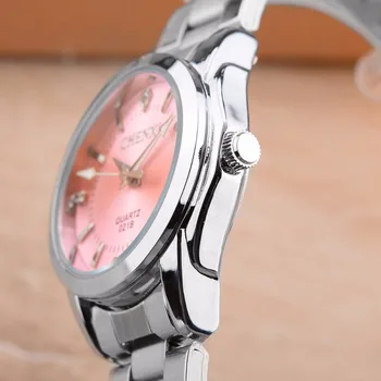 Culori de moda CHENXI CX021B Brand relogio de Lux Femei Casual Ceasuri Impermeabil Ceas pentru Femei Rochie de Moda Stras Ceas