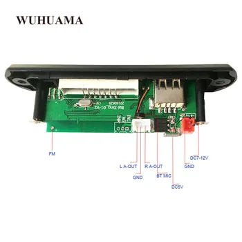 DC12V/5V Mâini Libere Bluetooth Multi - format Lossless Audio Decoder Bord FLAC MP3 WMA WAV TF Sunet USB Aux Cască DIY Module