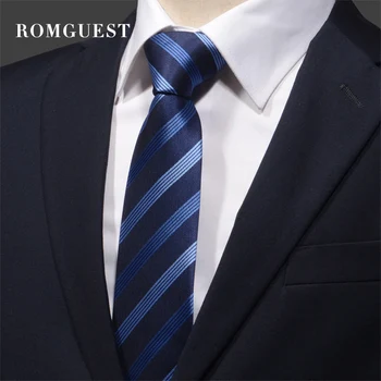 De înaltă Calitate 2019 Noua Moda Legături Oameni de Afaceri Formale 7cm Cravată cu Dungi de sex Masculin Petrecerea de Nunta Cravate Designeri cu Cutie de Cadou