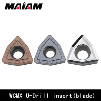 De înaltă calitate WC tip WCMX WCMX030208 WCMX040208 WCMX050308 WCMX06T308 WCMX080412 U-masina de gaurit inserții de oțel inoxidabil / Aluminiu