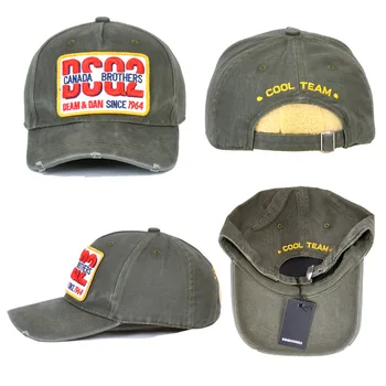 Deam & Dan DSQICOND2 Brand DSQ2 litere Casquette Pălării Broderie Tata Hip Hop Șapcă de Baseball DSQ Snapback Cap 2020 Nou