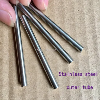 Diametrul de 6mm DIY Cuțit Cuțit Mozaicuri Pin Nituri 9cm Lungime de Unghii Tub de Alamă+Tub de oțel #602