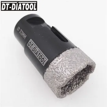 DT-DIATOOL 2 buc/pk 32mm M14 Filet Uscat în Vid Brazate Burghiu de Diamant Bază Biți Gaura Văzut Profesionale de Foraj biți Uscat sau umed
