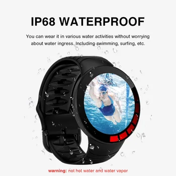 E-3 Sport Inteligent Ceas Barbati Ceas Personalizat Dial Ecran Tactil Complet IP68 rezistent la apa Noul Smartwatch pentru Android IOS Tracker de Fitness