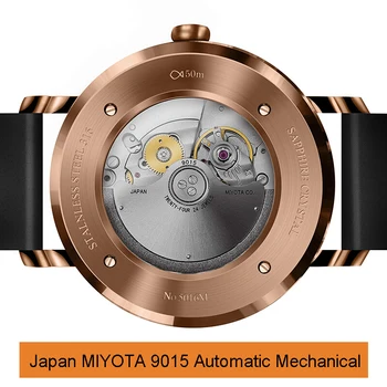 Elveția Brand de Lux Ceas Femeile Japonia MIYOTA 9015 Automată Mișcare Mecanică Safir rezistent la apa Doamnelor Ceasuri L5016-8