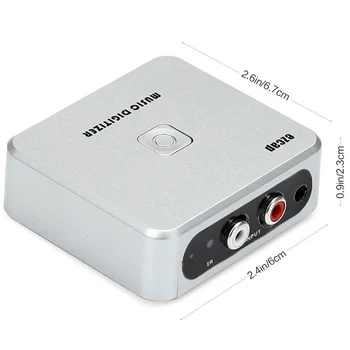 EzCAP 241 Muzica Digitizer Converter Conversia Analog Muzică în Format Mp3 de pe USB Flash Disk / Card SD Nu este Necesar Calculator(UE Plug