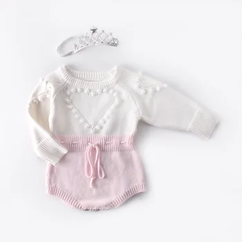 Fetita cu maneca Lunga-Salopete de Toamna pentru Copii Tricotate Salopetă Pulover Copil Fată Prințesă Haine de Bumbac Fetita Vladan