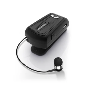 Fineblue pentru Căști In-Ear Retractabil Stereo de Afaceri în Stil Bluetooth 4.1 Wireless-Handfree Îmbrăcăminte clip de pe F-V6