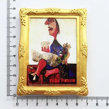 Franceză Spaniolă Pictor Abstract Tablou De Picasso Magnet De Frigider Turistice, Suveniruri Magnetice Frigider Colectare Autocolante Cadou
