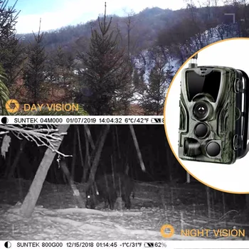 HC-801G 3G, MMS/SMTP/SMS Trail camera de Vânătoare camera de 16mp 1080p HD night vision scout animal camera LED-uri IR 940nm foto capcane
