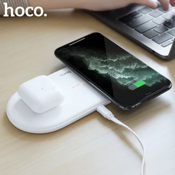 HOCO 18W Rapid Încărcător Wireless Pentru Samsung S10 S20 S9 Nota 10 9 USB Qi Charging Pad pentru iPhone 11 Pro XS Max XR 8 7 Plus Airpods