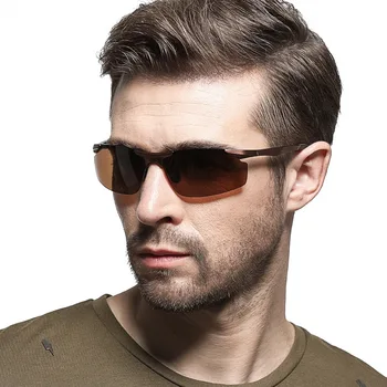 Hot de Moda pentru bărbați UV400 Strat Polarizat ochelari de Soare barbati de Conducere Oglinzi Oculos Ochelari Ochelari de Soare pentru barbati Sunwear XY043