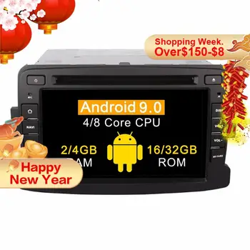 IPS Android 9.0 Car multimedia dvd player șeful unității Pentru Renault Duster 2012 2013 Navigatie GPS radio auto stereo 4+32G BT Wifi