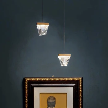 JIAMEN Modernă cu LED-uri Cristal Lampă de Perete Metal Wall Tranșee Lumini pentru Casa Dormitor, Camera de zi Restaurant Loft Corpuri de Iluminat
