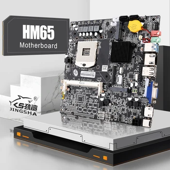 JINGSHA HM65 Dapper mini ITX Intel HM65 PGA 989 placa de baza cu pana la 8GB DDR3 și mini SATA3 mini PCIE slot suport WiFi