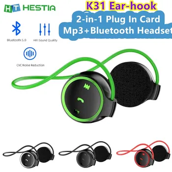 K31 5.0 Cârlig Ureche setul cu Cască Bluetooth Sport 500mA Suport TF Card MP3 de Reducere a Zgomotului Căști HiFi Wireless Căști Impermeabil