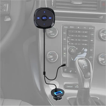 Kebidumei BC20 receiver Audio Bluetooth Handsfree Speaker car kit MP3 AUX 5V 2.1 a incarcator Auto USB Picătură de transport maritim