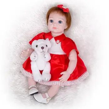 KEIUMI Model Nou Renăscut Copii Păpușă de Cârpă Moale Corpului de 55 cm Realist Bebe Renăscut Boneca Pentru Copil Surpriză de Crăciun Fată Cadou Papusa