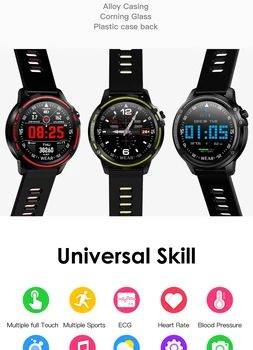 L8 Ceas Inteligent Bărbați ECG+PPG Tensiunii Arteriale Rata de Inima Fitness Tracker sport Brățară Inteligent Ip68 Impermeabil Sport Smartwatch