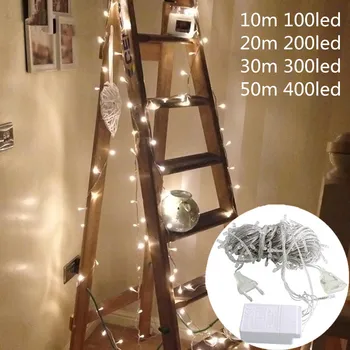 Led Lumini de Decor Led Lumini de Crăciun 100 M 50 M 30 M 20M 10M Șir Led Lumini de Decor pentru Decoratiuni de Craciun pentru Casa