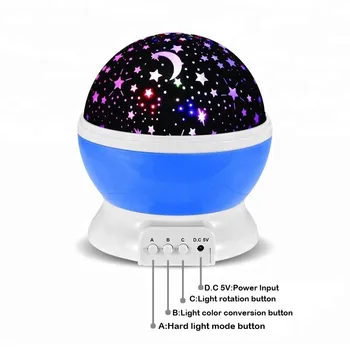 LED Proiector Star Master Cerul Înstelat Lampa Auto Rotativ Proiector Lumina de Noapte bedroomlight lampa de Ziua Îndrăgostiților Festival de Cadouri
