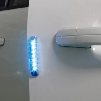 LED-uri Auto Lumina Super-Luminos Colorat Masina Usa Anti-Static Lumini Auto Smart Solar Decora Lumini de Avertizare Pentru Accesorii Auto
