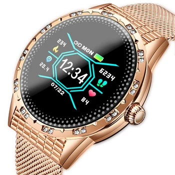 LIGE 2020 Femei Ceas Inteligent Doamna de Funcționare Pedometru, Monitor de Ritm Cardiac Bluetooth Inteligent Ceas Sport Smartwatch Reloj inteligente