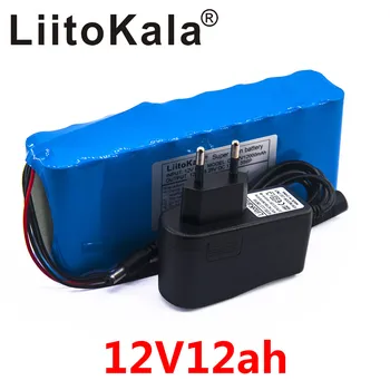 Liitokala 12v 12ah acumulator aparat de fotografiat aparat de fotografiat baterie litiu-ion încărcător recargable El, BMS bicicleta El ctrica de și încărcător