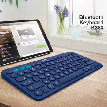 Logitech K380 Bluetooth Wireless Keyboard Ultrathin Slim Tastatura Multi-Dispozitiv wireless keyboard iOS Suport Android pentru Tableta PC