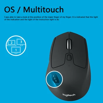 Logitech M720 Wireless Mouse de Calculator PC Mause 8 Butoane Personalizate Gamer Soareci Bluetooth Unificatoare Dual Mucegai