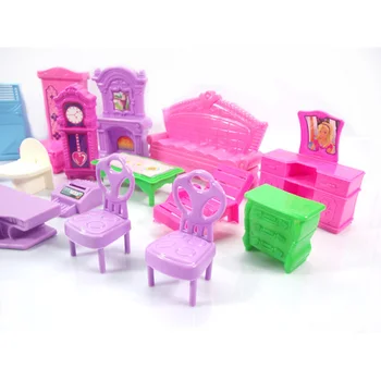 LOL surpriză păpuși mobilier scaun de masa Cadă canapea extensibilă pentru Copii lols papusi accesorii acțiune Originală jucărie din plastic pentru fata 2