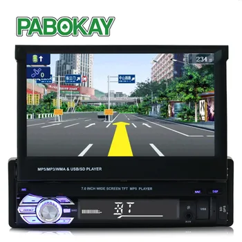 Masina de Player Multimedia 9601G 1 Din Video MP5 7 Inch HD Ecran Tactil, Bluetooth, Radio FM Europene, Harta GPS USB Autoradio