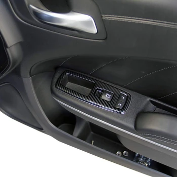 Masina Fibra de Carbon geamurilor Tapiterie Panou Comutator Capac Ornamental pentru Dodge Charger 2011-2020 Accesorii