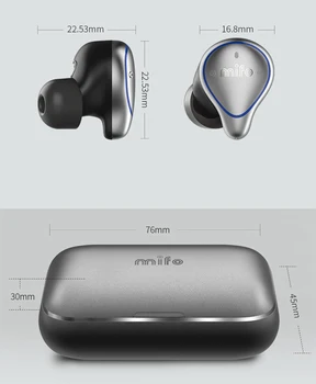 Mifo O5 plus Mini TWS În Ureche Căști fără Fir Bluetooth Căști Sport Impermeabil HiFi Bass Stereo de Reducere a Zgomotului muguri Ureche