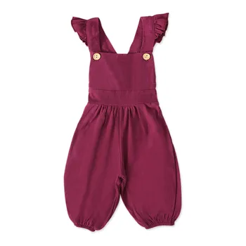 Moda Pentru Copii Haine Pentru Copii Copilul Fetita Haine Fără Mâneci Fara Spate Bumbac General Salopeta Pantaloni De Costum Copil Romper Z4