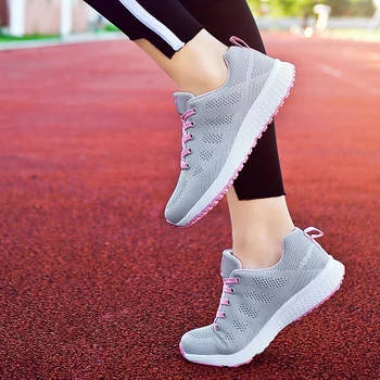 Moda pentru femei Pantofi de Sport Respirabil Zbor Țesute Manevrabilitate Pantofi pentru alergat Adidasi Casual