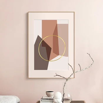 Moderne, Abstracte, Geometrice Panza Pictura Birou de Arta de Perete Decorativ Poze Printuri Poster pentru Camera de zi Interior Decor Acasă