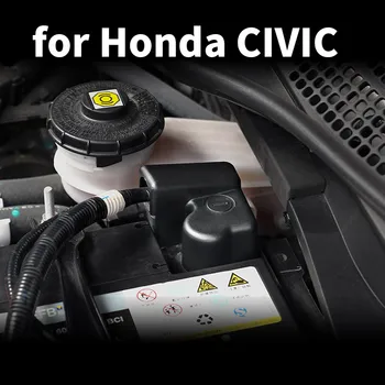 Motor Baterie Capac de Protecție Negativă a Bateriei Capac de Praf Decor Modificare Pentru Ford Honda Civic al 10-lea 2016 2017 2018 2020