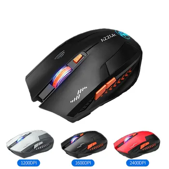 Mouse Wireless Optical Gaming Mouse de Calculator Soareci Tăcut usb Reîncărcabilă 2400dpi Built-in Baterie Pentru PC Gamer Dota 2 Fortnite