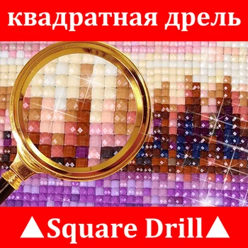 MTEN Diamant Pictura Pisica Animal 5D DIY Mozaic de Diamante Broderie Tigru Full Patrat/Rotund Decor Acasă Imagine De Stras