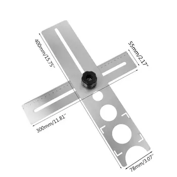 Multi-Funcțional Faianta Localizare Puncher Tapper Reglabil De Fixare Țiglă De Decor Accesoriu Layout Instrument Pentru Constructii
