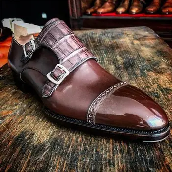 Noi Sosiri Bărbați de Înaltă calitate Pu Piele Artificiala Casual si Confortabil Retro Clasic Zapatos Soulier Pantofi pentru Bărbați HC530