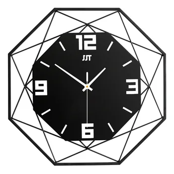 Nordic moda ceas de ceas de perete camera de zi creative ceas de uz casnic din metal decor cuarț ceas digital, ceas de perete