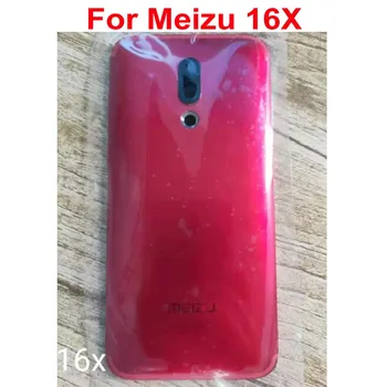 Original Pentru Meizu 16X 16 X M872Q M872H Baterie Usa Spate Capacul din Spate de Locuințe Caz + aparat de Fotografiat Obiectiv Cadru + Adeziv Autocolant