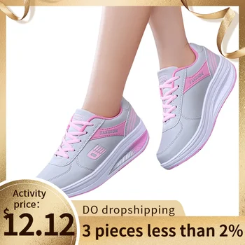 Pantofi sport Femei Pantofi de Sport Respirabil Dantela-Up Stabilitate Cauciuc Adidași Sporind Moale Adidași zapatos de mujer