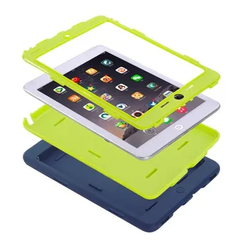 Pentru Apple iPad Pro Retina 9.7 Copii de Siguranță Armura rezistenta la Socuri Grele Silicon Greu Acoperi Caz Pentru iPad Pro 9.7 Caz