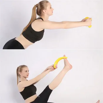 Pentru Femei, Yoga, Pilates Ring Exercitii de Fitness pentru Femei Cerc Magic Dual Culturism Antrenament Sportiv Instrument de Sprijin Gambei Masaj