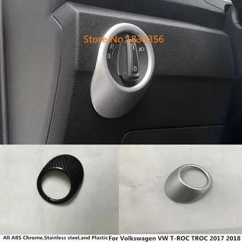 Pentru Volkswagen VW T-ROC TROC 2017 2018 2019 2020 Masina Stick de Acoperire Frontal Ceață Stânga Lumină de Control Comutator Trim Rama Lampa