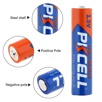 PKCELL 12buc 1,5 v LR6 AA Baterie +12buc LR03 AAA Baterie de 1,5 V Alcaline aaa Primar pilas Baterii Combina 24BUC pentru jucării