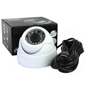 Plastic MINI Dome usb camera HD 1080P IR de Interior Baby monitor de Securitate acasă Webcam cu MJPEG /YUY de ieșire pentru Android /linux